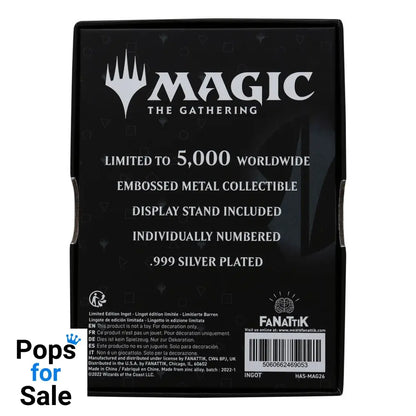 Magic the Gathering Limited Edition.999 Silver Plated Kaya Ghost Assassin Ingot Ingot