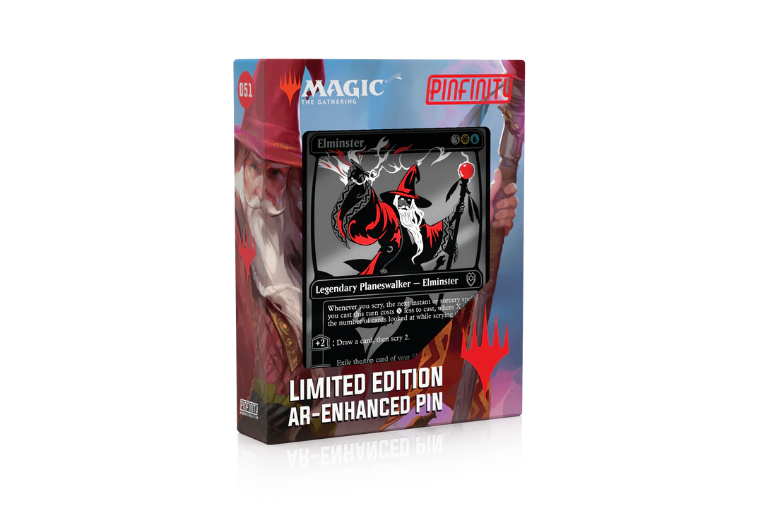 Pinfinity AR Pin: Limited Edition Commander Legends Elminster - Magic the Gathering PMTG051 Pin