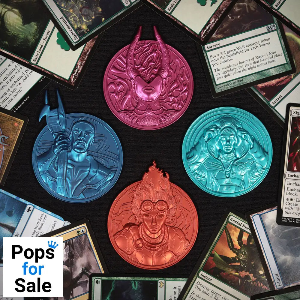Magic the Gathering Limited Edition Planeswalkers Medallion Collection Medallion Set