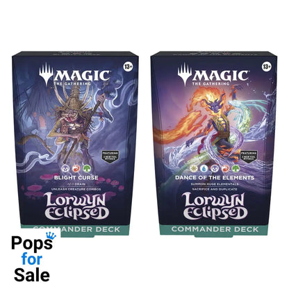 Magic the Gathering Lorwyn Eclipsed Commander Decks Display (4) english Trading cards