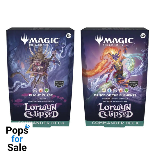 Magic the Gathering Lorwyn Eclipsed Commander Decks Display (4) english Trading cards