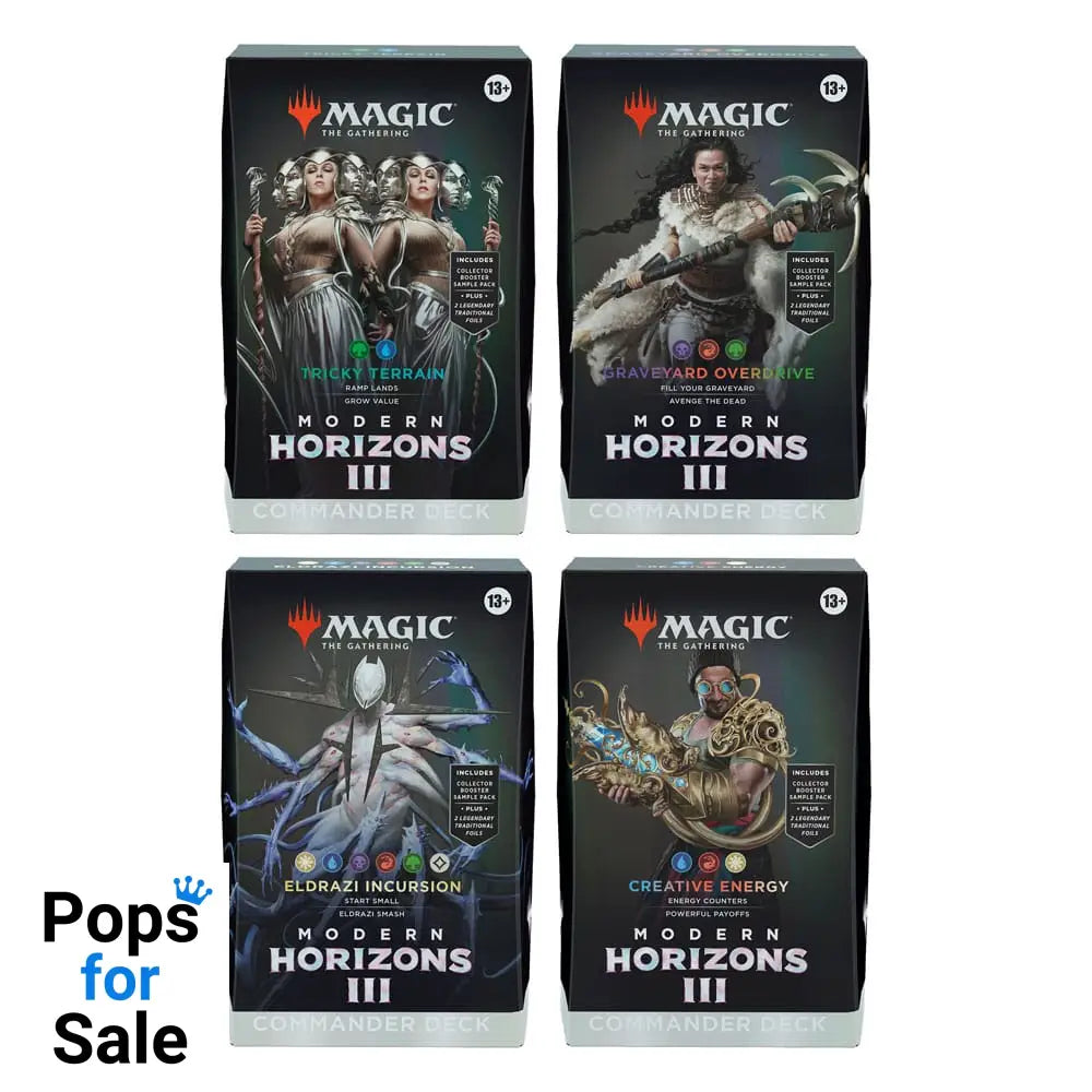 Magic the Gathering Modern Horizons 3 Commander Decks Display (4) english Trading cards