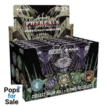 Magic: The Gathering Pins Blind Box Mystery Phyrexia Infected Lands Assortment (10)