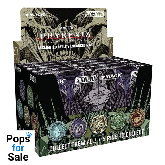 Magic: The Gathering Pins Blind Box Mystery Phyrexia Infected Lands Assortment (10)