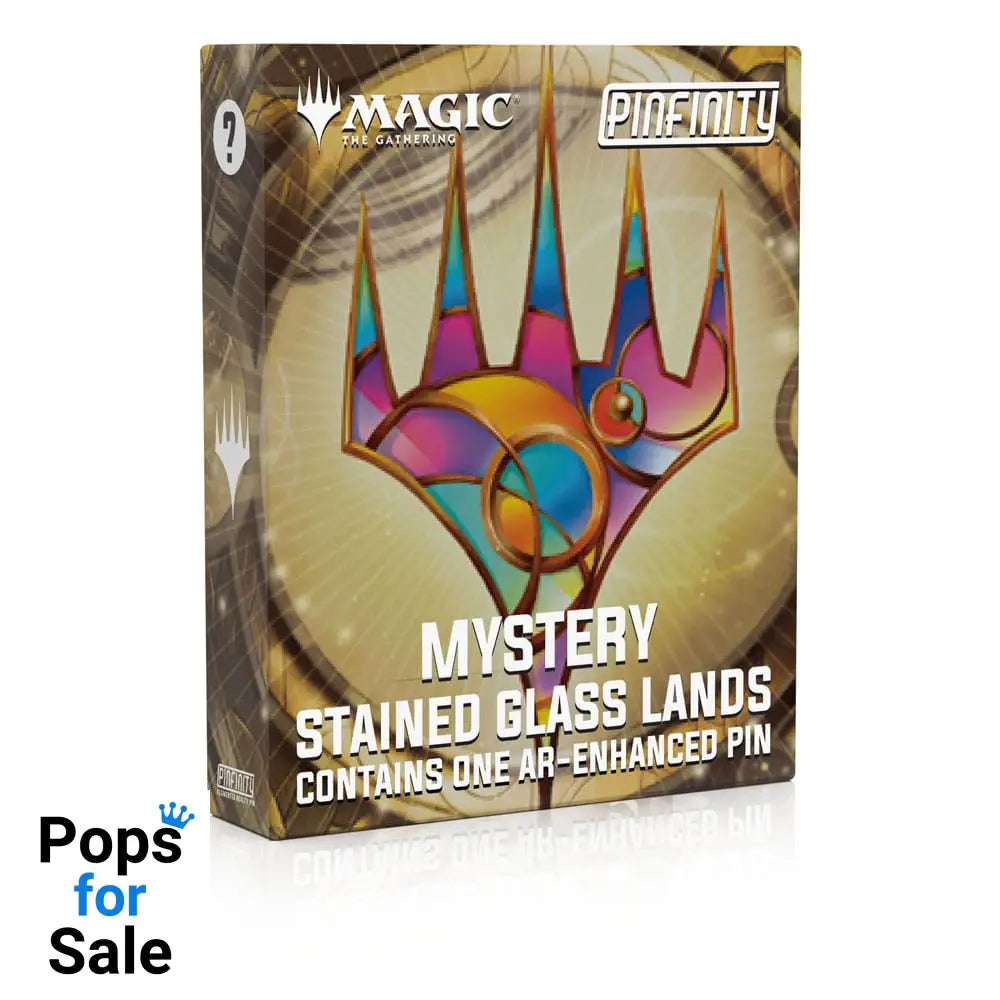 Magic: The Gathering Pins Blind Box Mystery Stained Glass Lands Assortment (10)