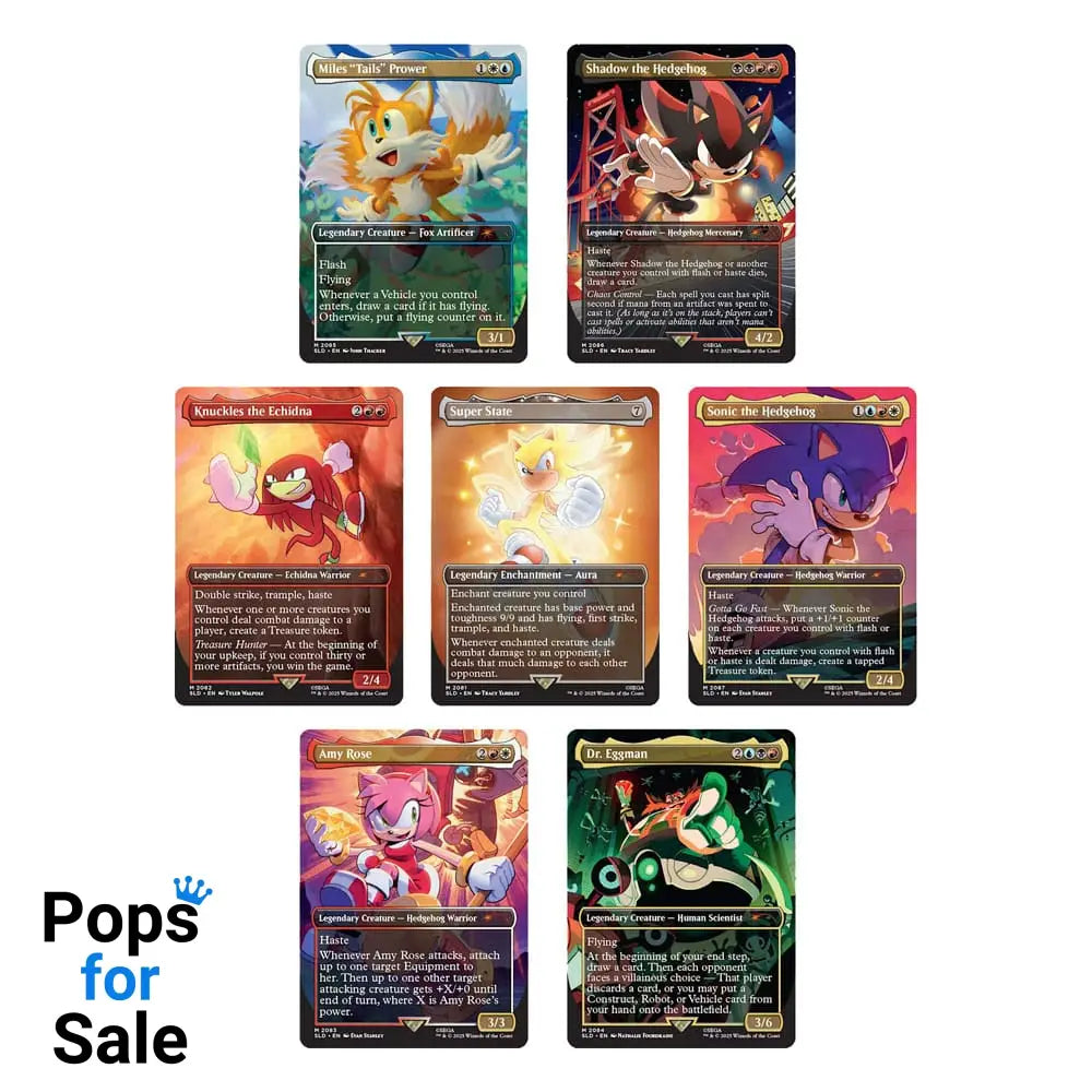 Magic the Gathering Secret Lair x Sonic: Friends & Foes english
