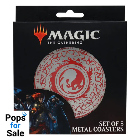 Magic the Gathering Set of 5 Printed Metal Coasters