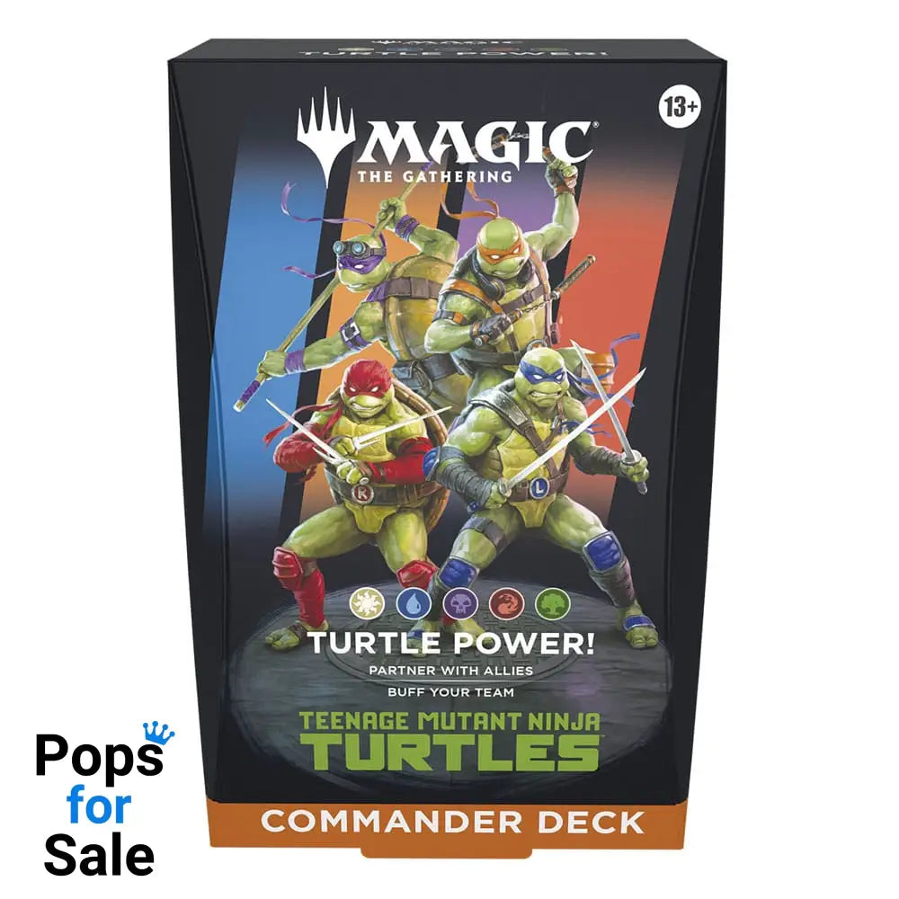 Magic the Gathering Teenage Mutant Ninja Turtles Commander Decks Case (4) english