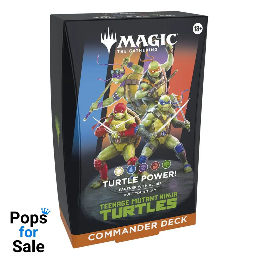 Magic the Gathering Teenage Mutant Ninja Turtles Commander Decks Case (4) english