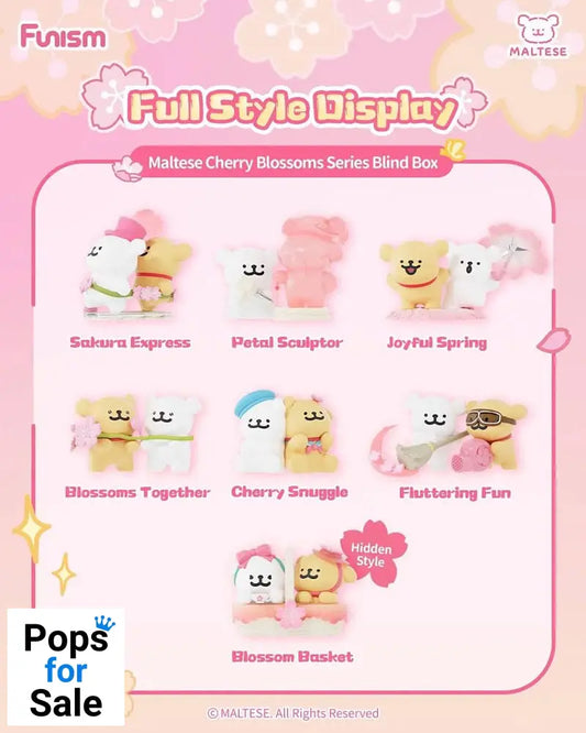 Maltese Cherry Blossoms Series Mini Figures 10 cm Display (6)