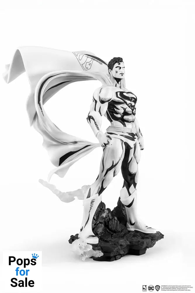 Man of Steel PX PVC Statue 1/8 SDCC 2024 Superman Black & White Version 36 cm