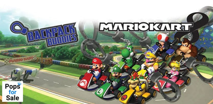 Mario Kart 8 Backpack Buddies Mystery Bags Display (24) Keyrings