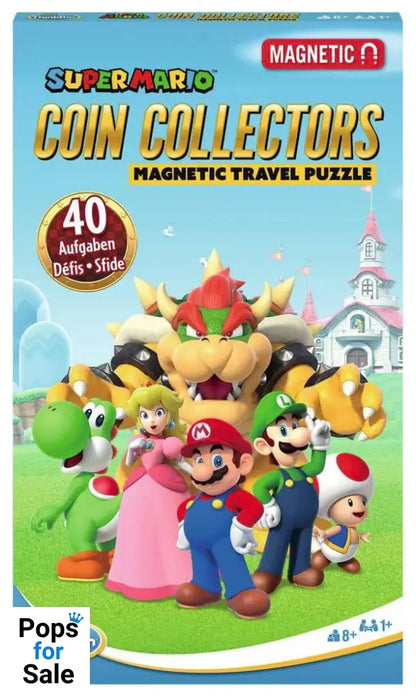 Mario Kart Magnetic Travel Game Coin Collectors *DE-FR-IT Version* Board games and accessories