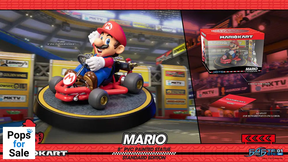 Mario Kart PVC Statue Mario Standard Edition 19 cm