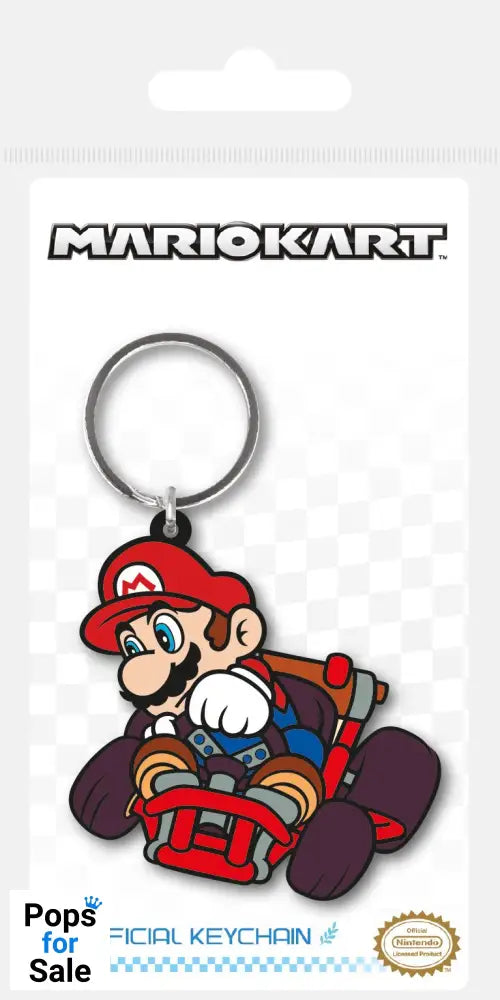 Mario Kart Rubber Keychain Drift 6 cm Keyrings