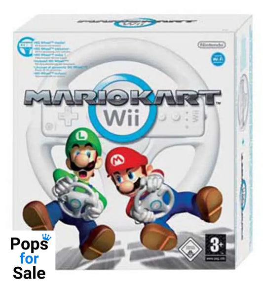 Mario Kart with Wii Wheel for Nintendo Wii - [No Box]