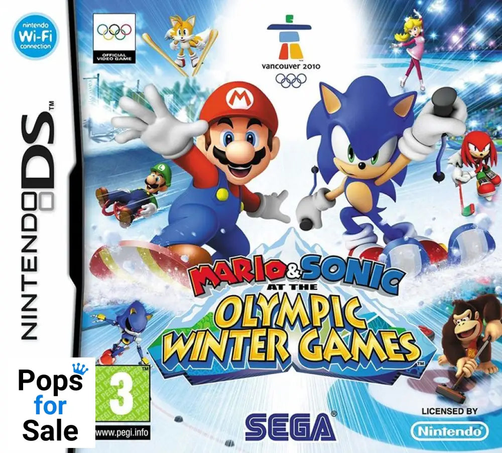 Mario & Sonic at the Olympic Winter Games for Nintendo DS/3DS - [No Manual]
