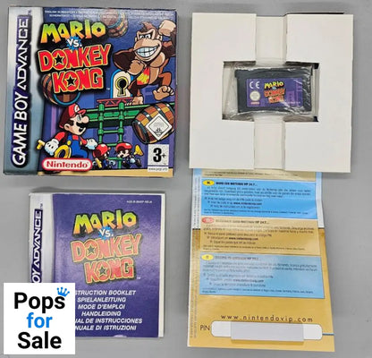 Mario vs. Donkey Kong For Nintendo GameBoy Advance (GBA)