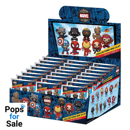 Marvel 3D PVC Bag Clips 85th Core Comic Series 12 Display (24)