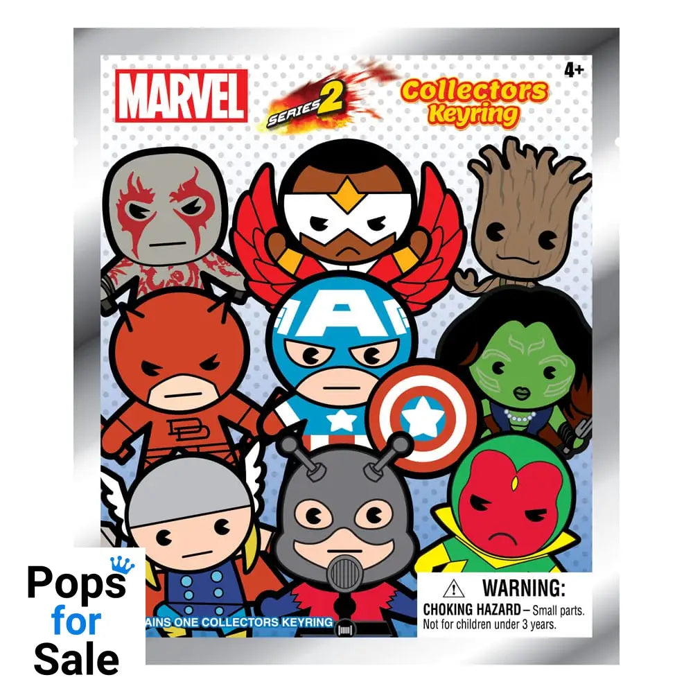 Marvel 3D PVC Bag Clips Series 2 Display (24)