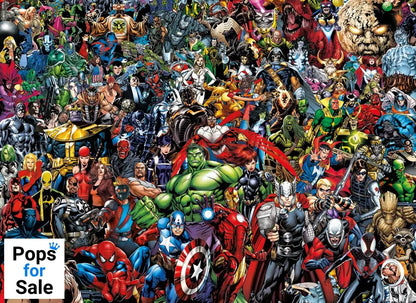 Marvel 80th Anniversary Impossible Puzzle Characters