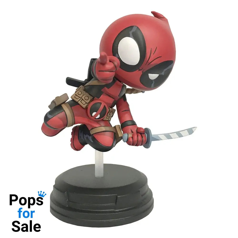 Marvel Animated Statue Deadpool (Jumping) 18 cm