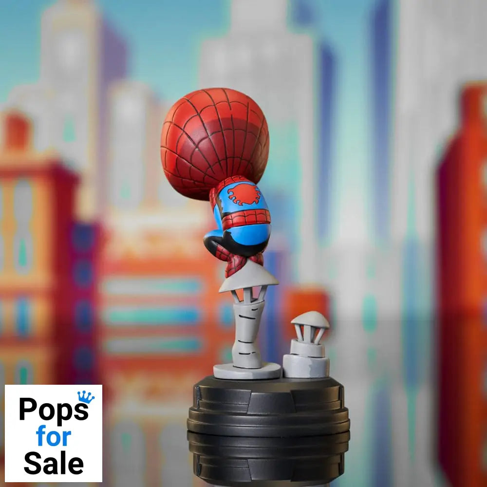 Marvel Animated Statue Spider-Man on Chimney 15 cm