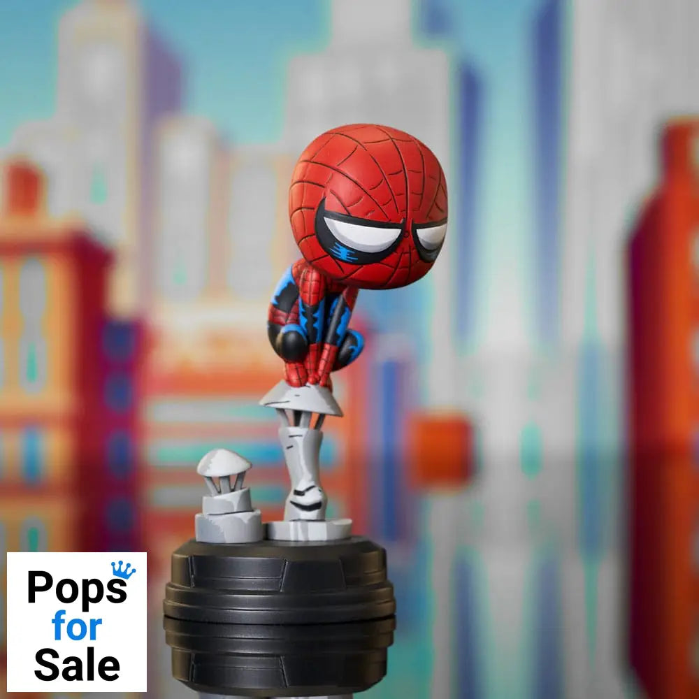 Marvel Animated Statue Spider-Man on Chimney 15 cm