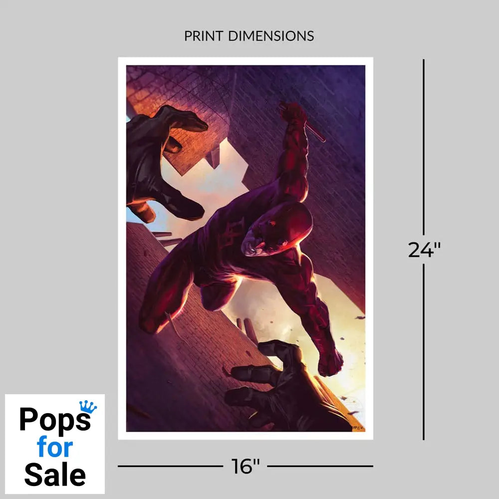 Marvel Art Print Daredevil: The Man Without Fear 60 x 41 cm - unframed