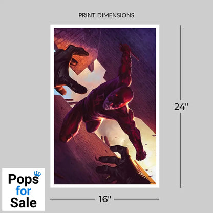 Marvel Art Print Daredevil: The Man Without Fear 60 x 41 cm - unframed