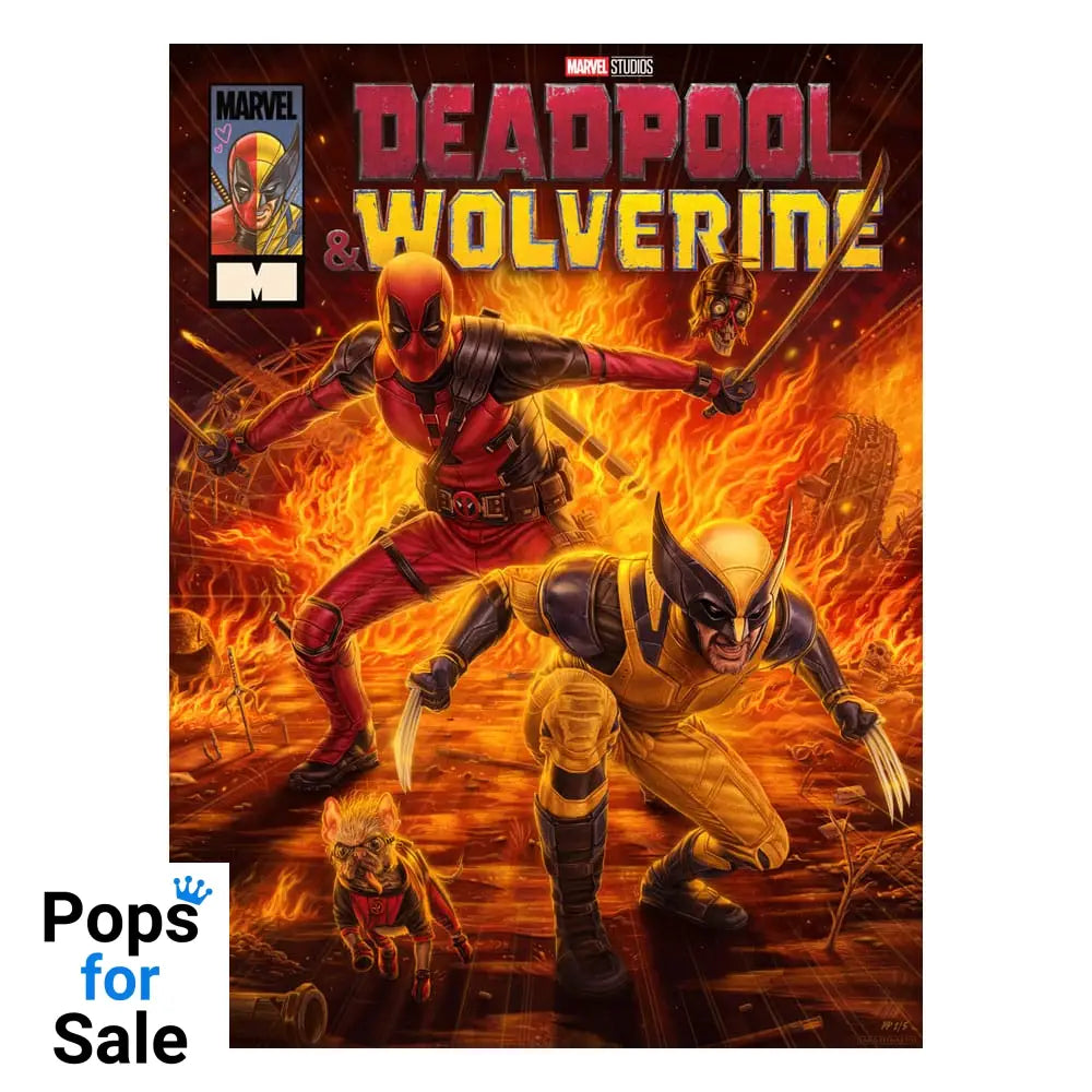 Marvel Art Print Deadpool & Wolverine 46 x 61 cm - unframed Posters & Wallscrolls