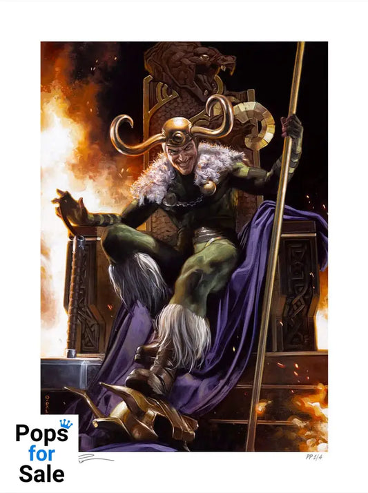 Marvel Art Print Loki: God of Mischief 46 x 61 cm - unframed
