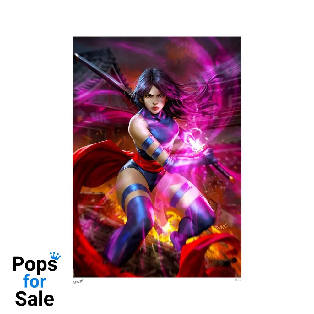 Marvel Art Print Psylocke 46 x 61 cm - unframed