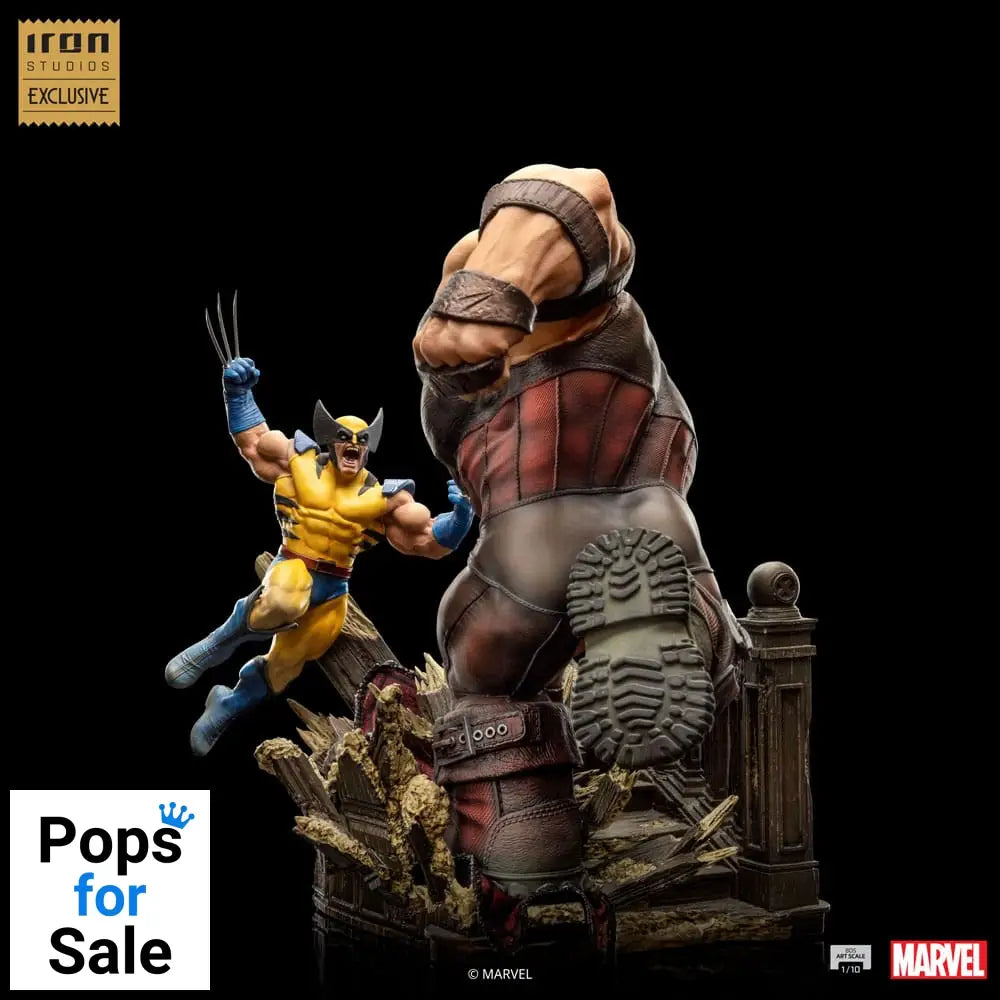 Marvel BDS Art Scale Statue 1/10 Wolverine vs Juggernaut heo EU Exclusive 30 cm