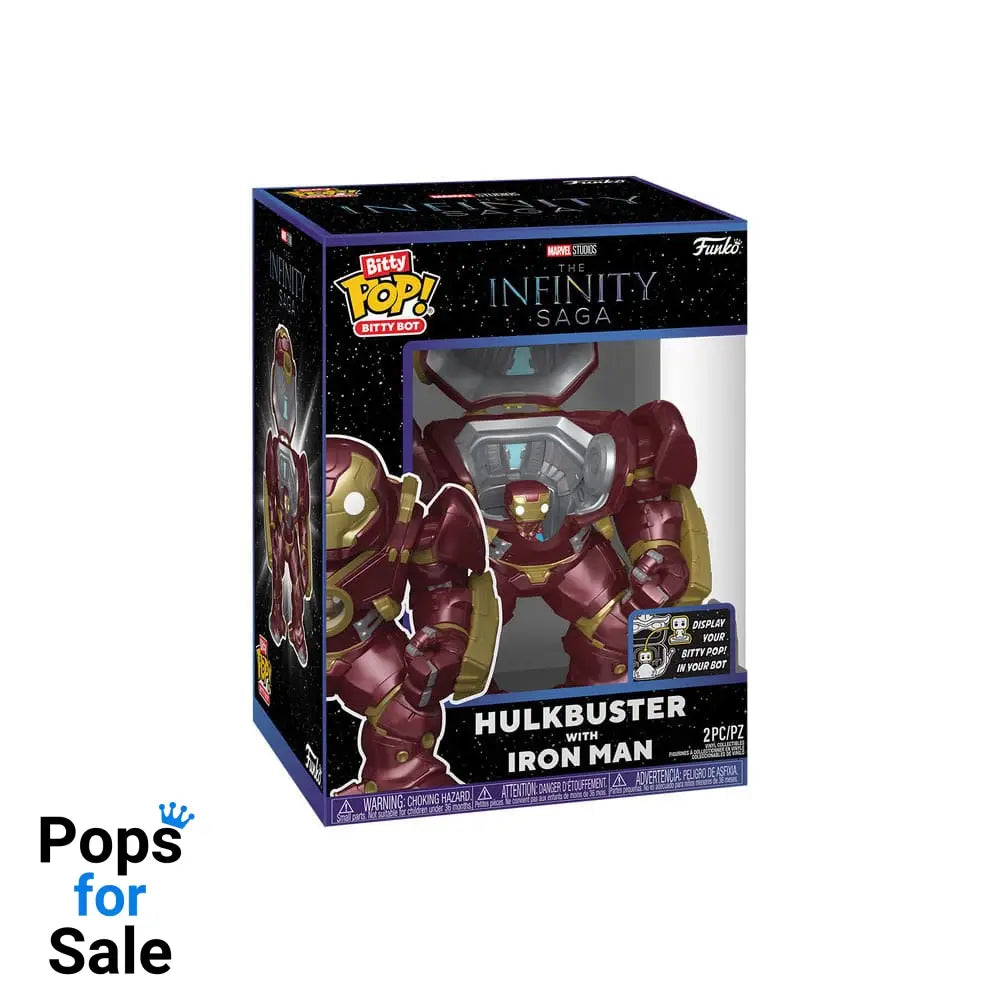 Marvel Bitty POP! Bots Figure Hulkbuster 11,7 cm Mini-figures
