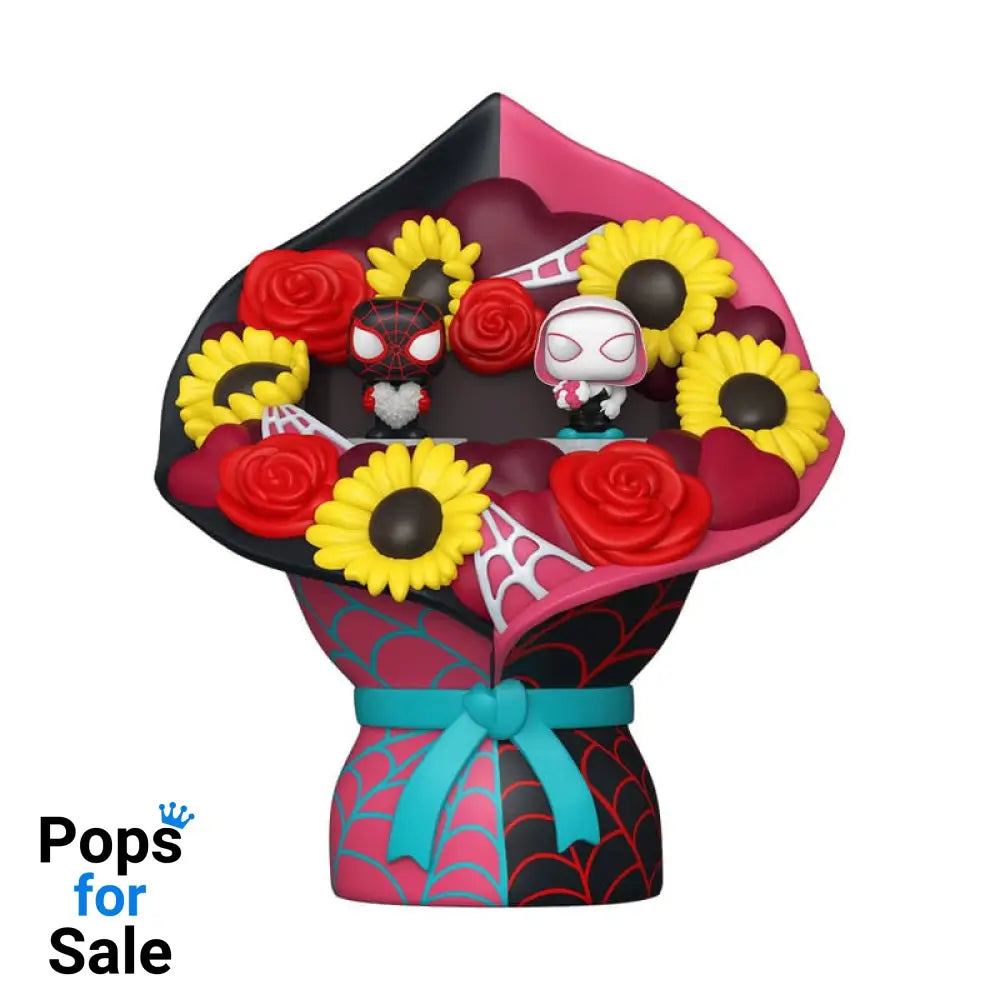 Marvel Bitty POP! Bouquet Vinyl Figure 2-Pack Miles Morales & Ghost Spider (Valentine) 4 cm POP! Figures