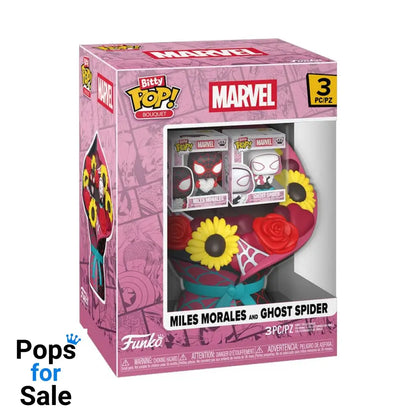 Marvel Bitty POP! Bouquet Vinyl Figure 2-Pack Miles Morales & Ghost Spider (Valentine) 4 cm
