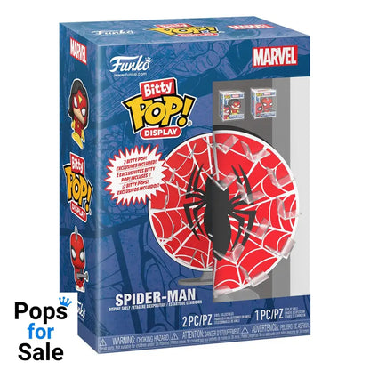 Marvel Bitty POP! Display with 2 Vinyl Figures Spider-Man Web