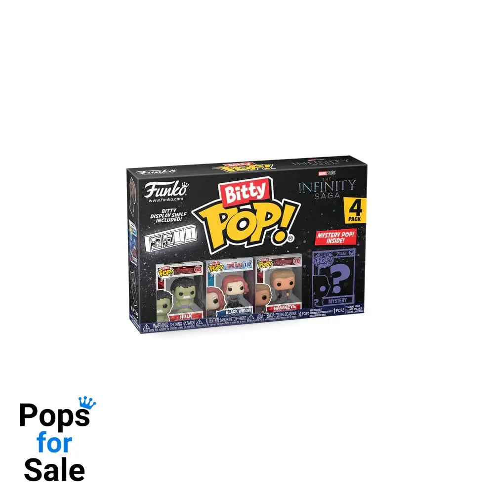 Marvel Bitty POP! Vinyl Figure 4-Pack Hulk 2,5 cm