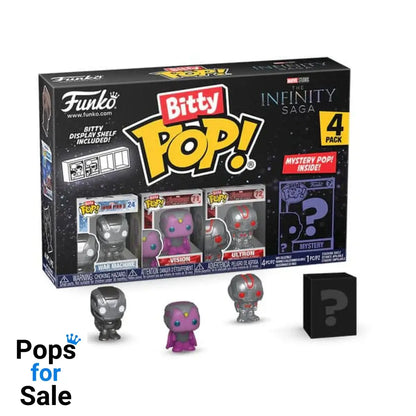 Marvel Bitty POP! Vinyl Figure 4-Pack Iron Man 2,5 cm