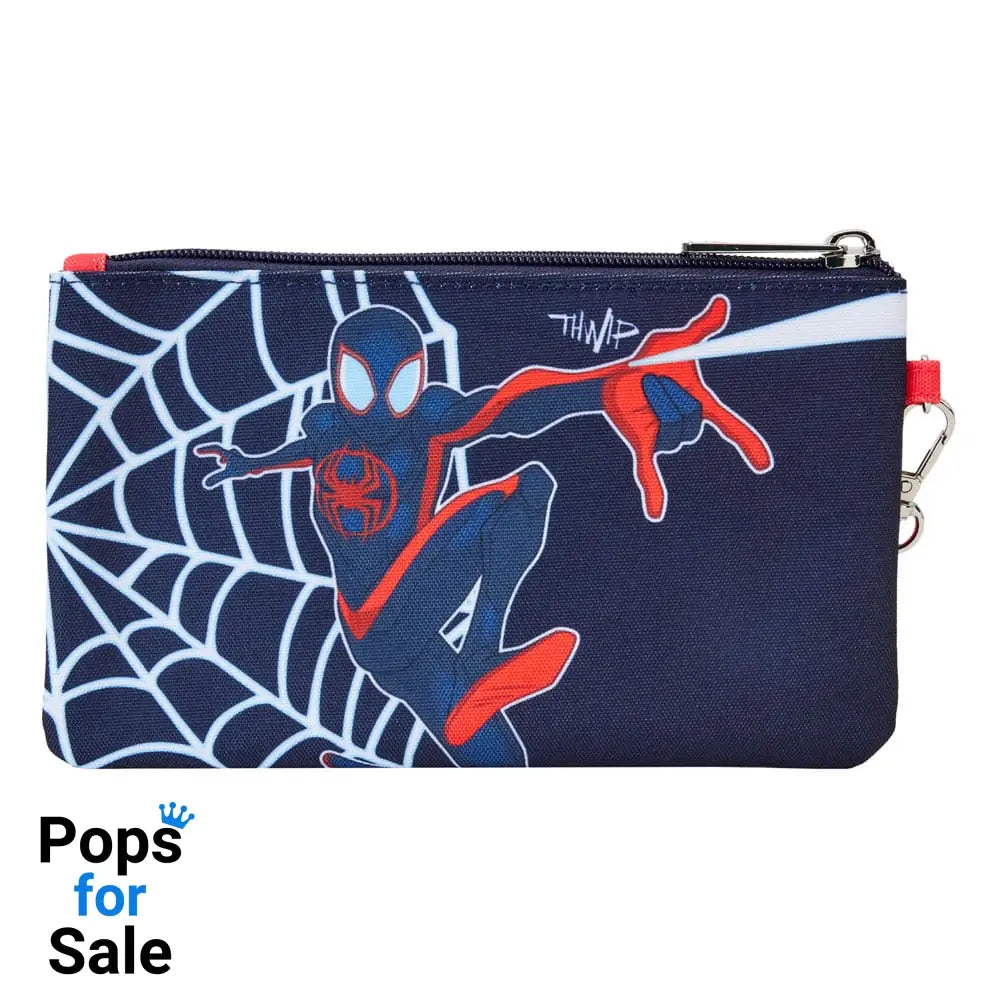 Marvel by Loungefly Wallet Spider-Verse Miles Morales AOP Wristlet