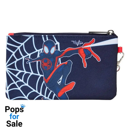 Marvel by Loungefly Wallet Spider-Verse Miles Morales AOP Wristlet