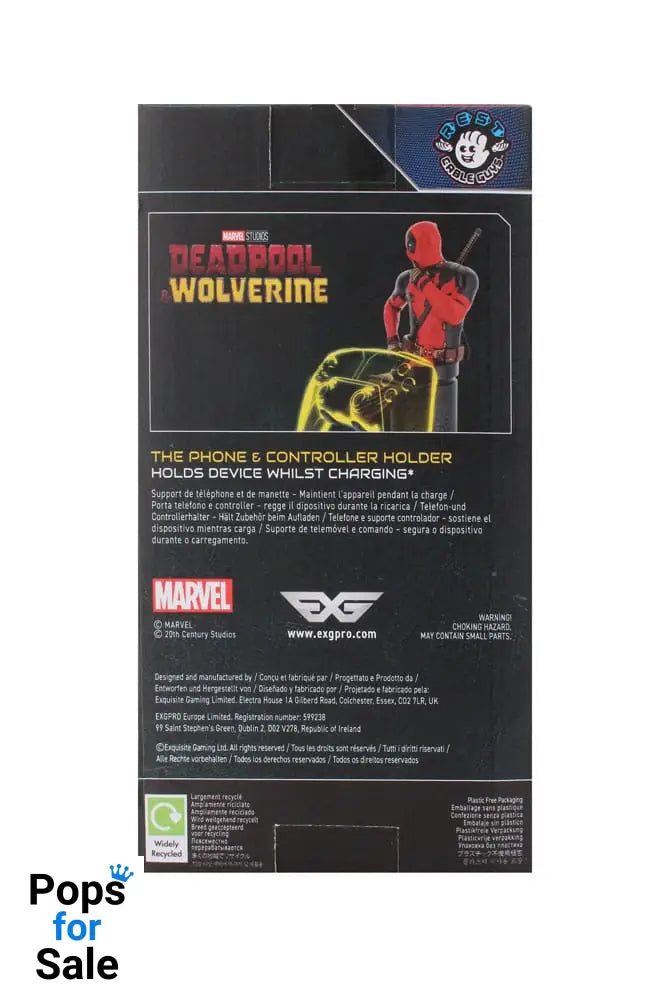 Marvel Cable Guys R.E.S.T Collectable Charging Stand Deadpool 3 23 cm