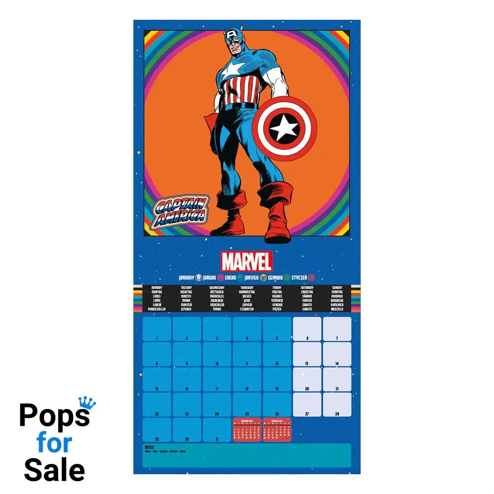 Marvel Calendar 2024 Super Heroes