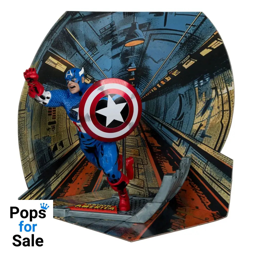 Marvel Collection PVC Statue 1/10 Captain America (Captain America #100) 12 cm