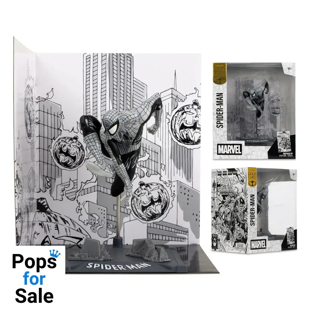 Marvel Collection PVC Statue 1/10 Spider-Man (Spider-Man #6)(Line Art)(Gold Label) 10 cm