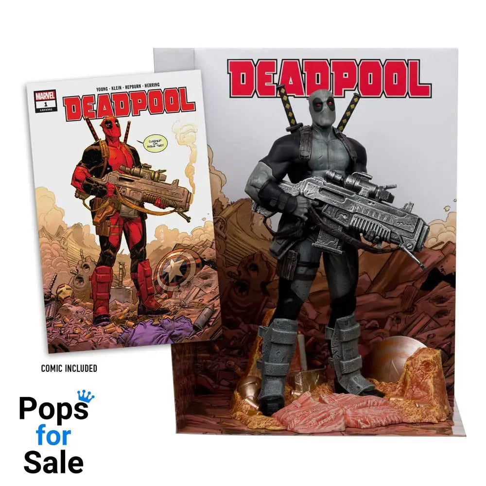Marvel Collection PVC Statue 1/6 Deadpool (Deadpool #1)(Grey Suit Chase) 27 cm