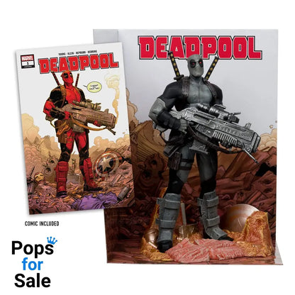 Marvel Collection PVC Statue 1/6 Deadpool (Deadpool #1)(Grey Suit Chase) 27 cm