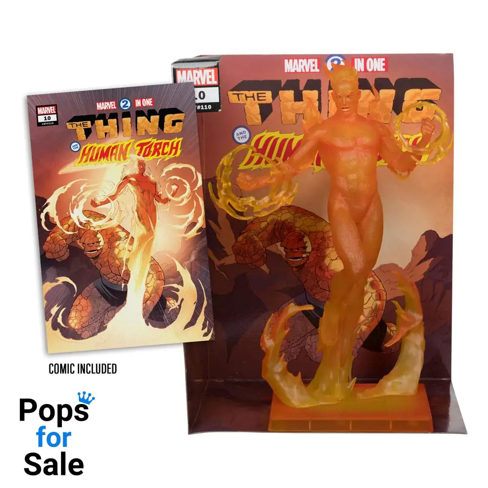 Marvel Collection PVC Statue 1/6 Human Torch (Marvel 2 in 1 #10) 29 cm