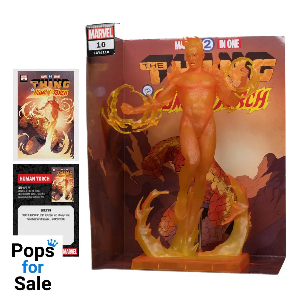 Marvel Collection PVC Statue 1/6 Human Torch (Marvel 2 in 1 #10) 29 cm